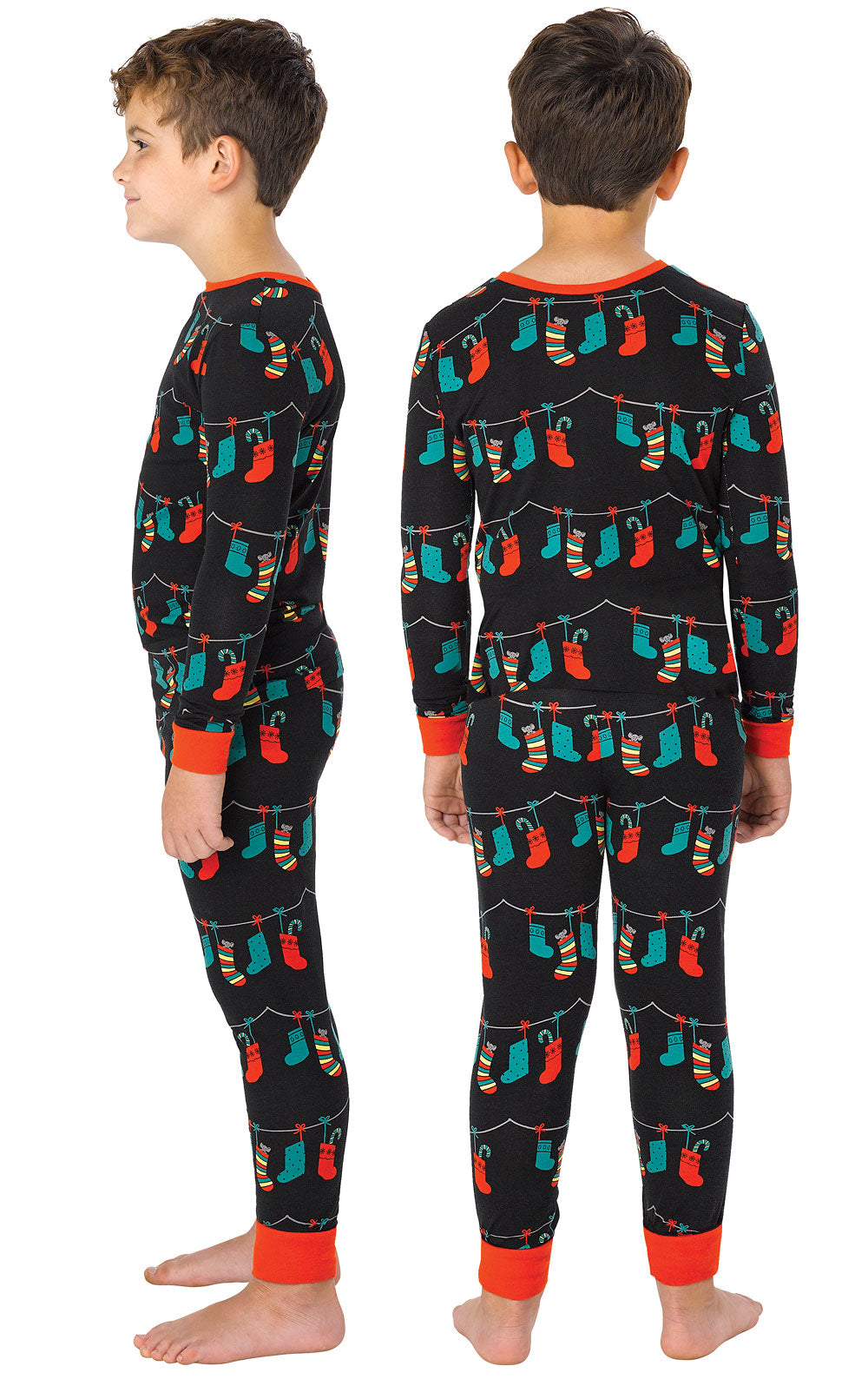 Christmas Stockings Unisex Kids Pajamas