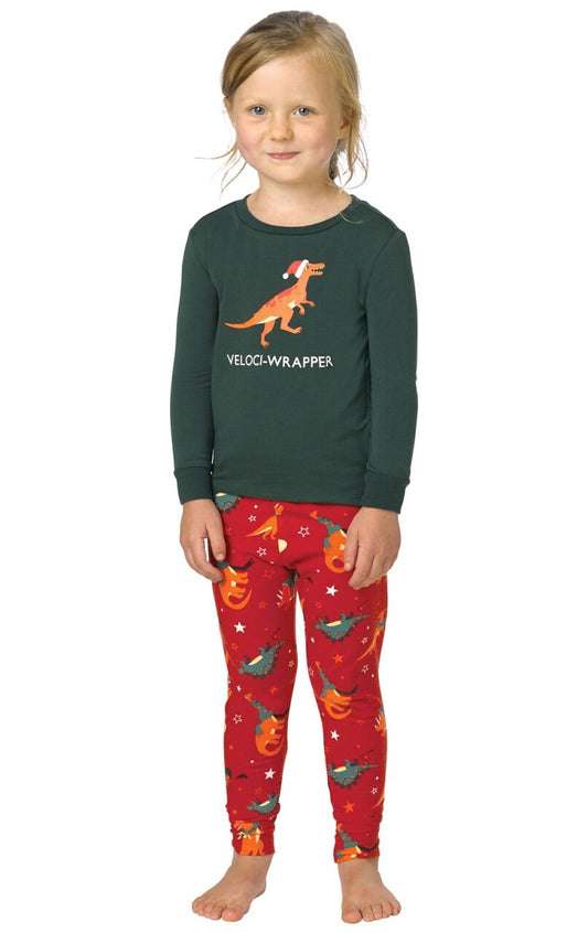 Santasaurus Pullover Toddler Pajamas - Final Sale