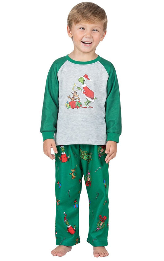 Grinch Pullover Toddler Pajamas