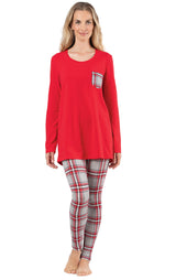 Red & Gray Plaid
