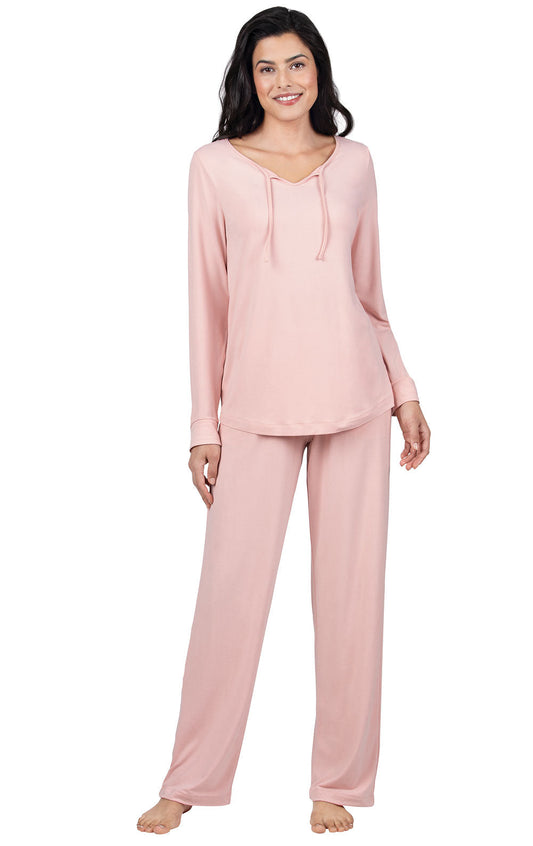 Addison Meadow Tie Neck Pajamas  - Final Sale