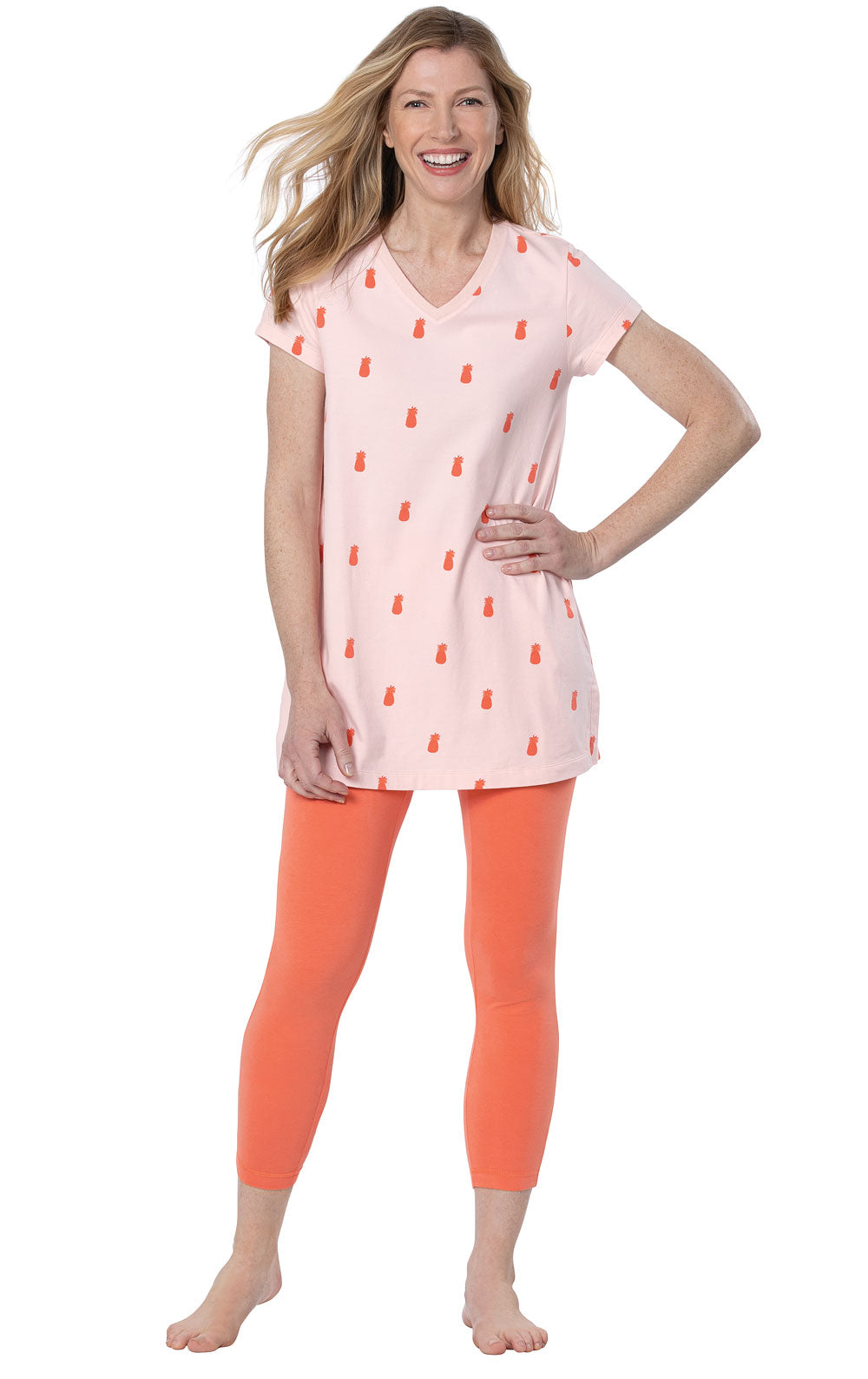 Addison Meadow Short Sleeve Legging Pajamas  - Final Sale