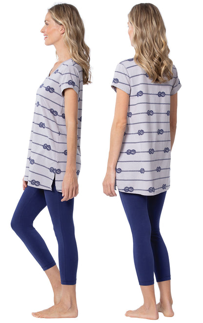 Addison Meadow Short Sleeve Legging Pajamas  - Final Sale