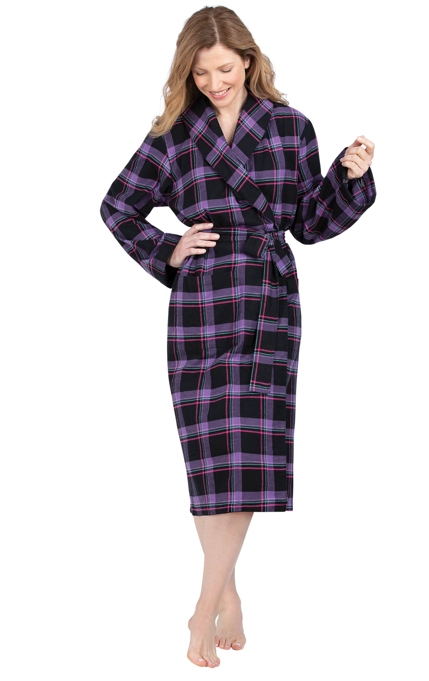 Plaid Flannel Robe