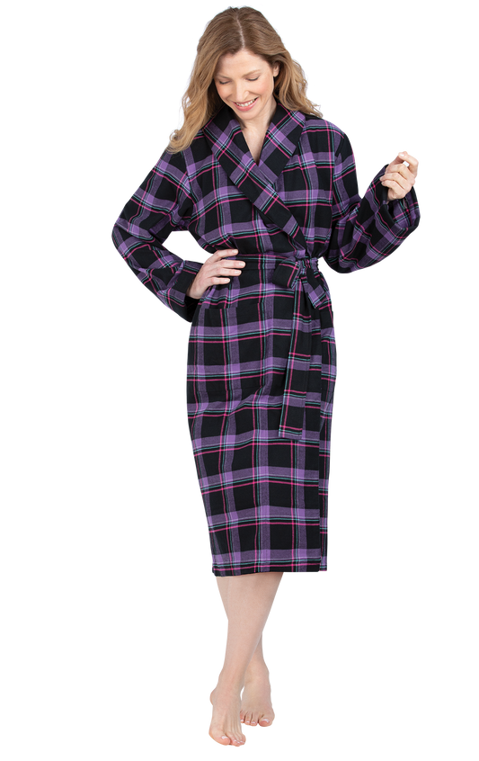 Plaid Flannel Robe