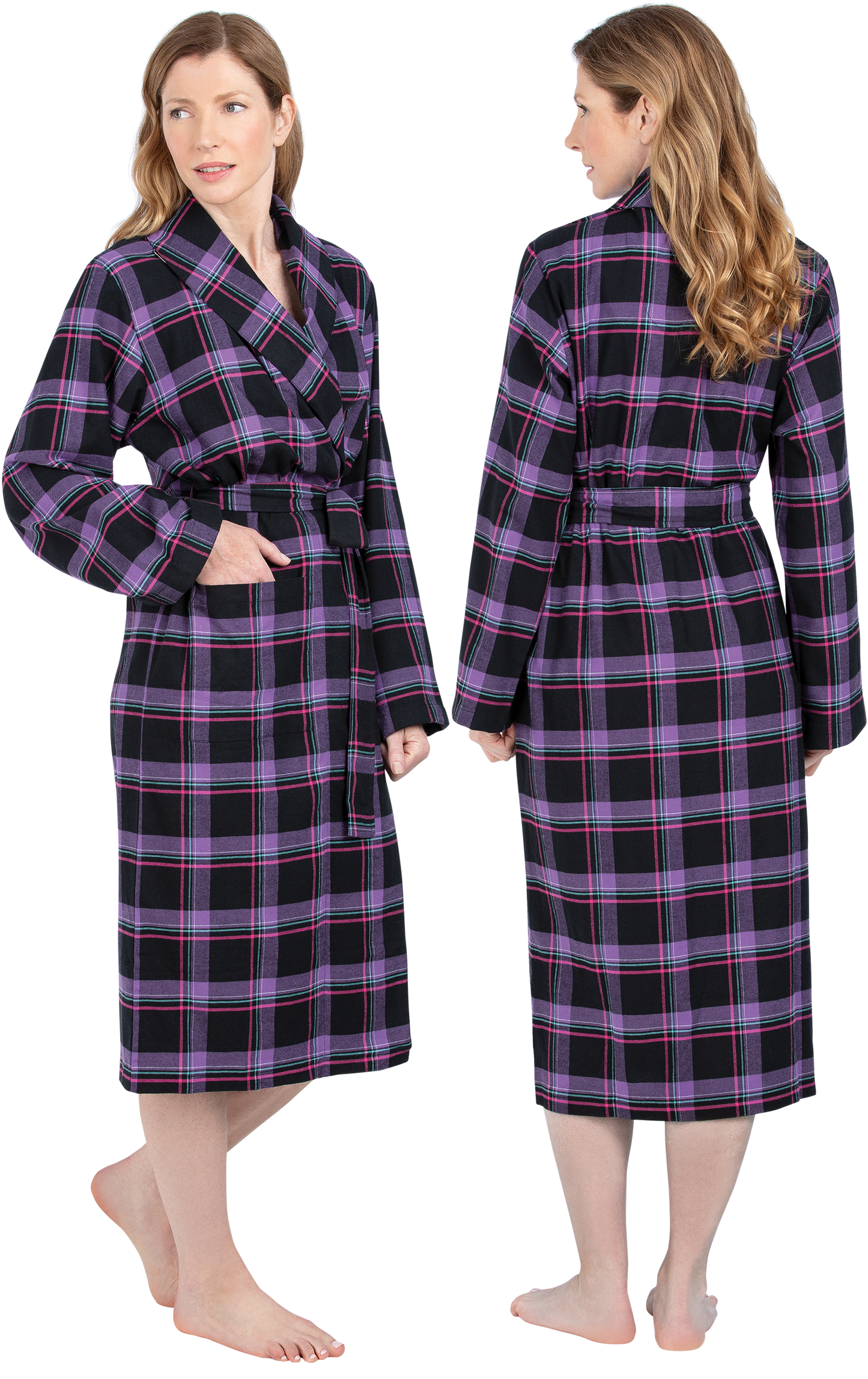 Plaid Flannel Robe
