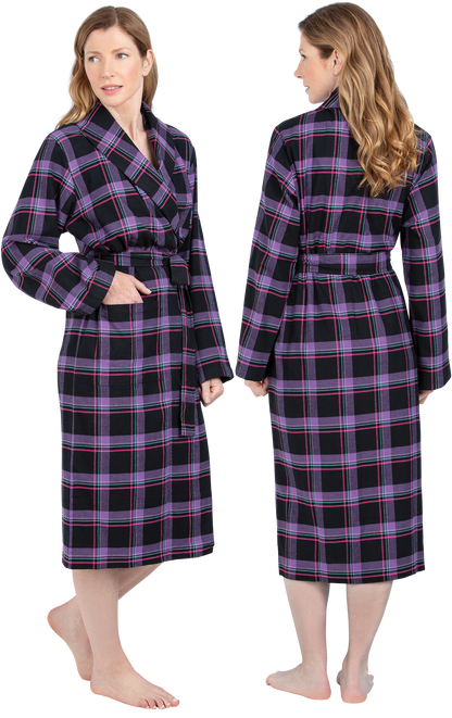 Plaid Flannel Robe