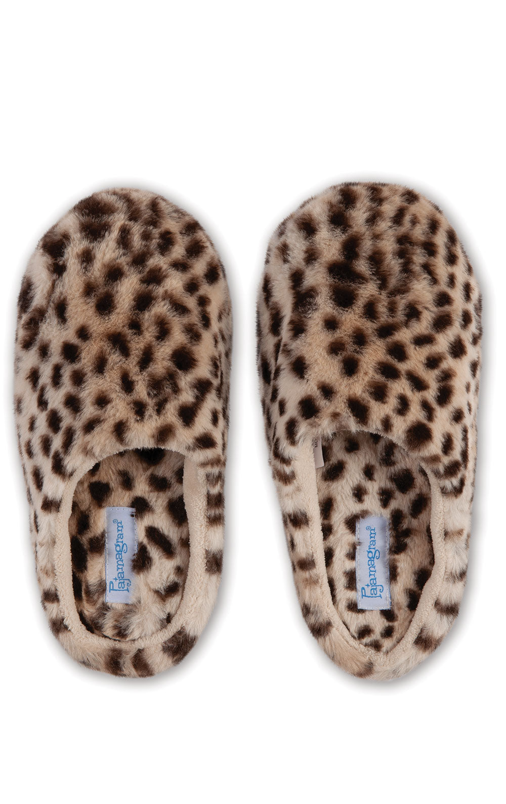 Leopard Fuzzy Wuzzies Adult Slippers- Final Sale