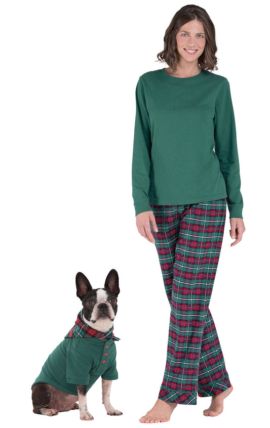 Christmas Plaid Matching Pet & Owner Pajamas