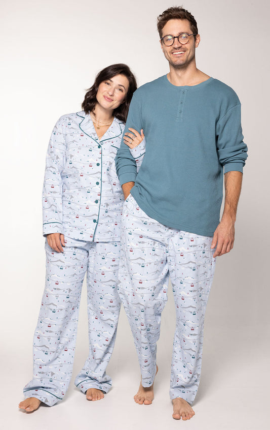 Apres Ski Matching Couples Pajamas