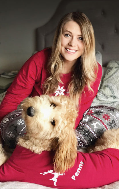 Nordic Matching Pet and Owner Pajamas