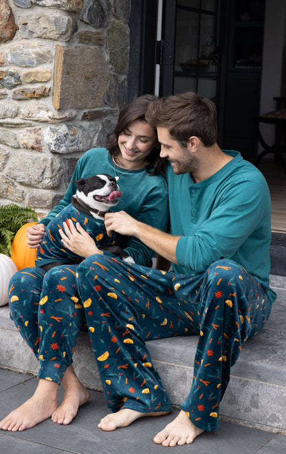 Holiday Garland Matching Pet & Owner Pajamas