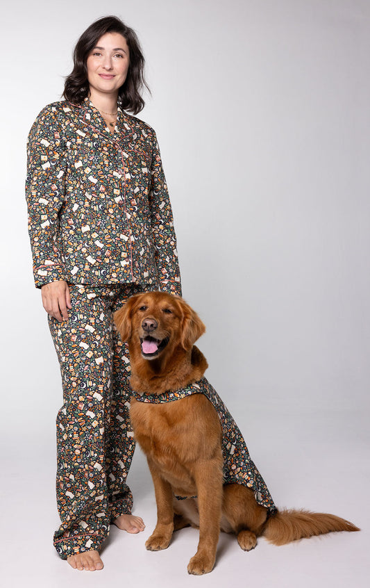 Rested Cotton Pet & Owner Pajamas - Cozy Reader