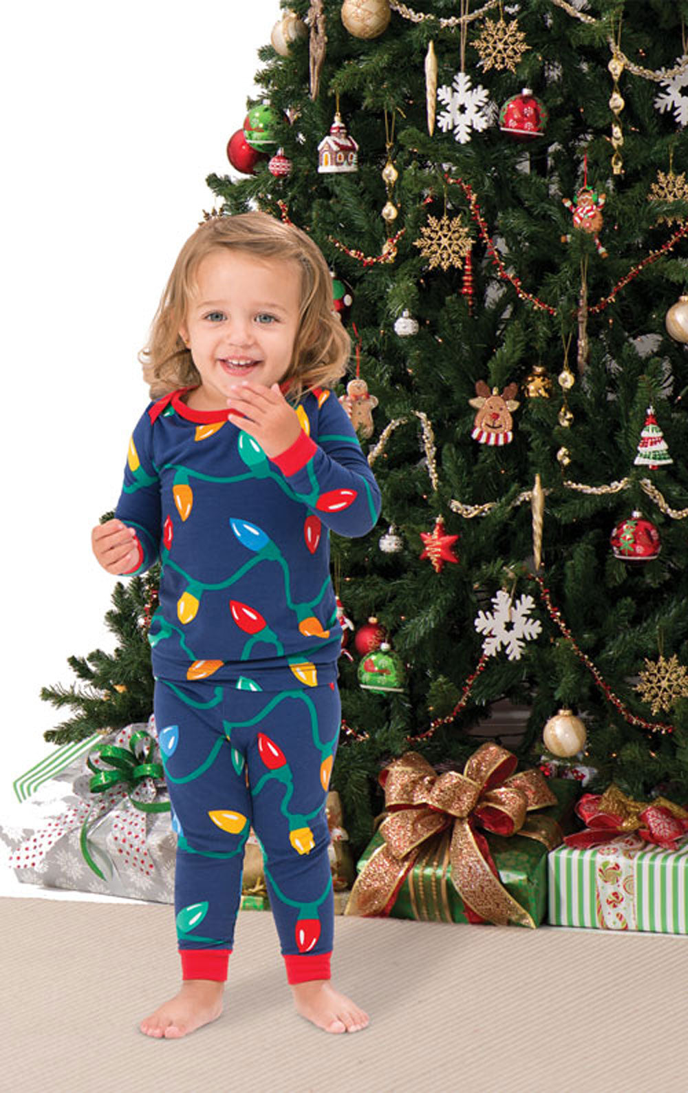 Christmas Lights Infant Pajamas