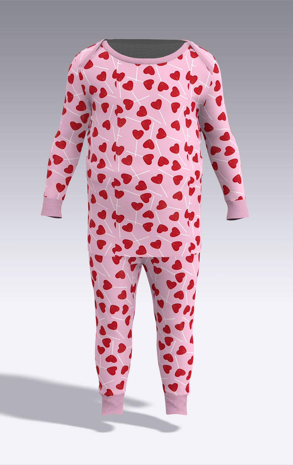Lollipop Hearts Infant Pajamas