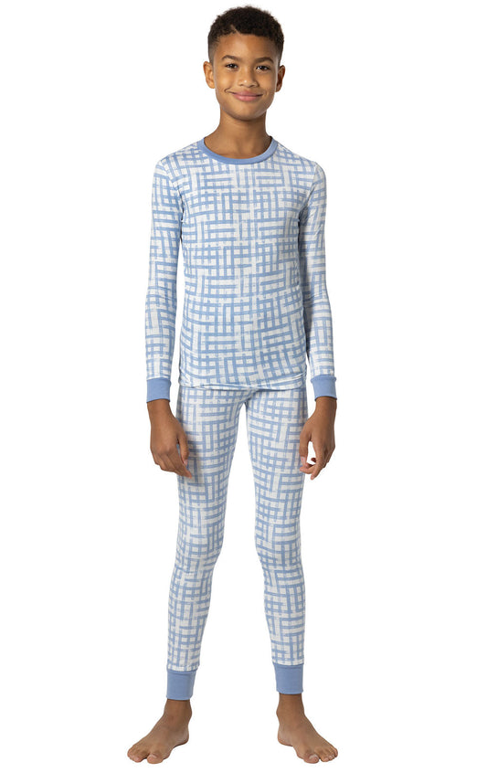 Countryside Gingham Unisex Kids Pajamas