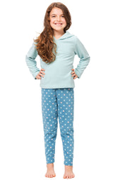 Teal Polka-Dot