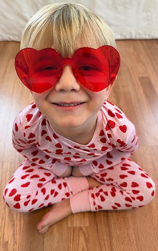 Lollipop Hearts Unisex Kids Pajamas
