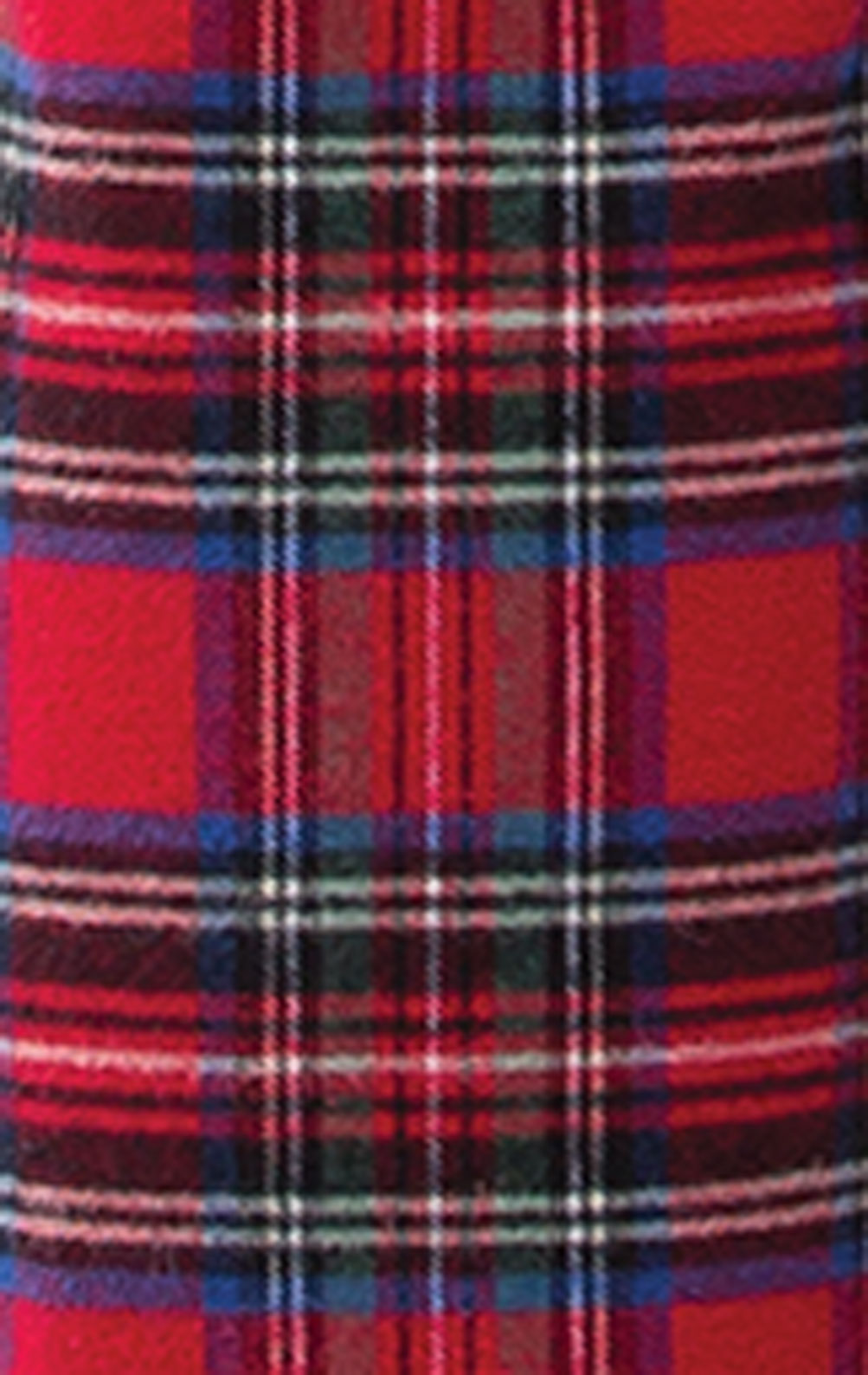 Stewart Plaid Thermal-Top Unisex Kids Pajamas
