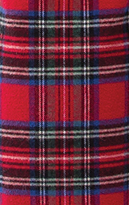 Stewart Plaid Thermal-Top Unisex Kids Pajamas