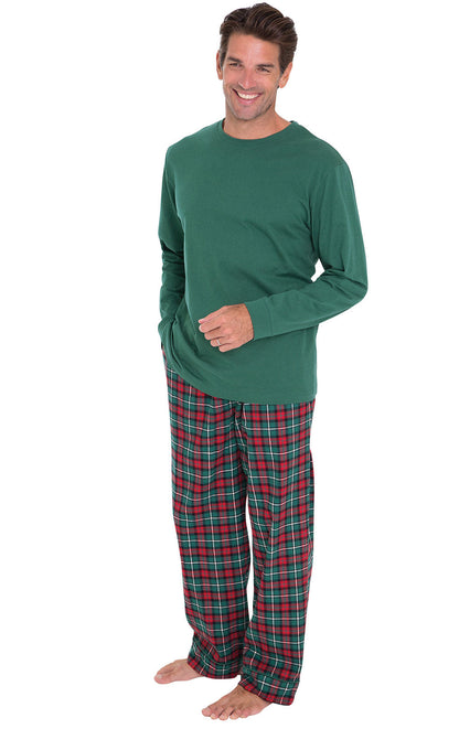 Christmas Plaid Matching Couples Pajamas