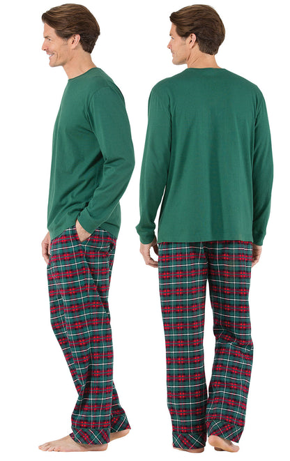 Christmas Plaid Men's Pajamas