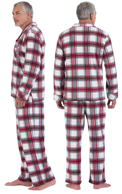 Fireside Fleece Button-Front Men's Pajamas