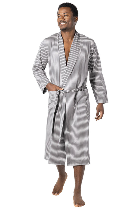Classic Stripe Men's Robe