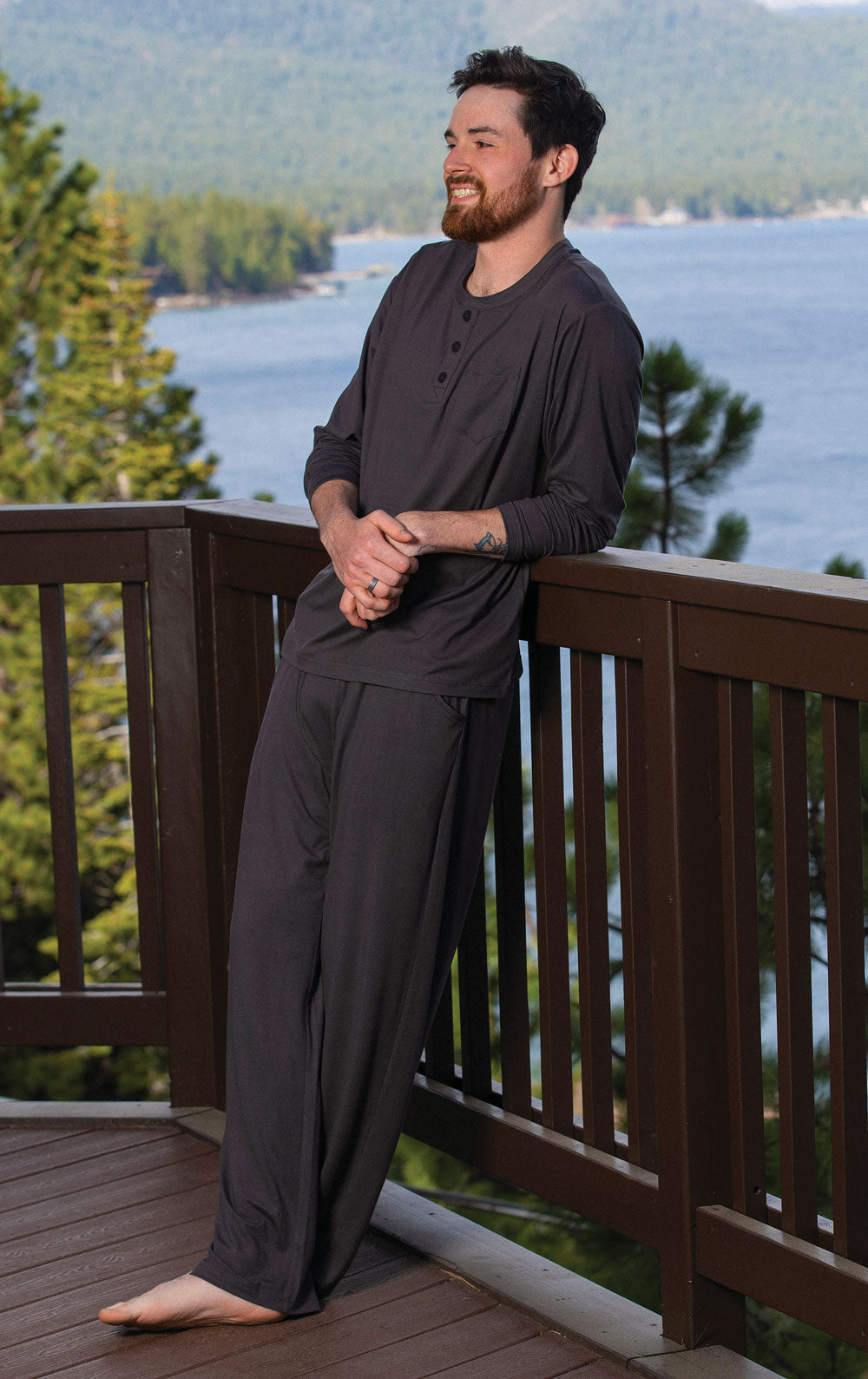 Comfort Club Henley Men's Pajamas