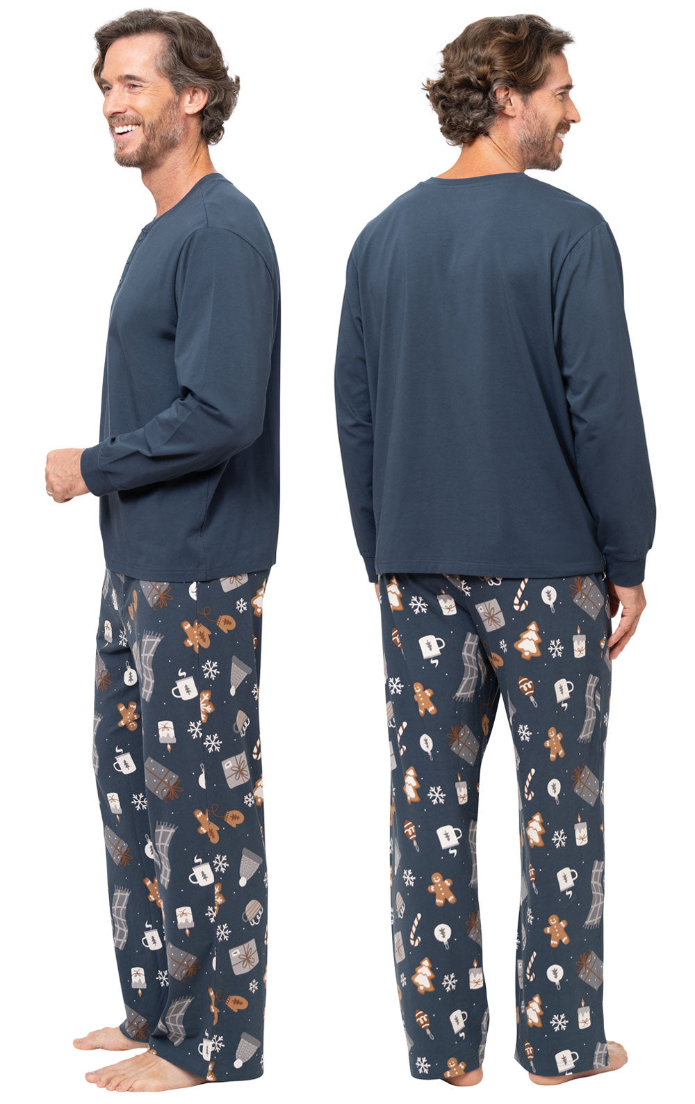 Sweet Comforts Henley Men's Pajamas