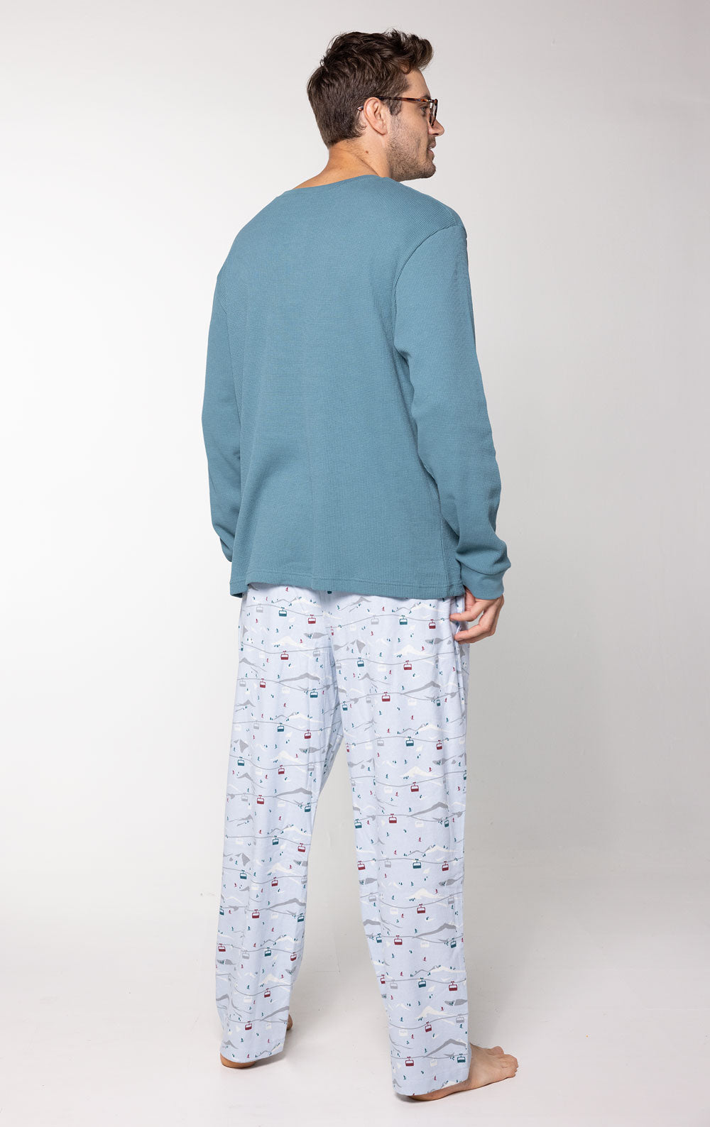 Apres Ski Flannel Men's Pajamas  
