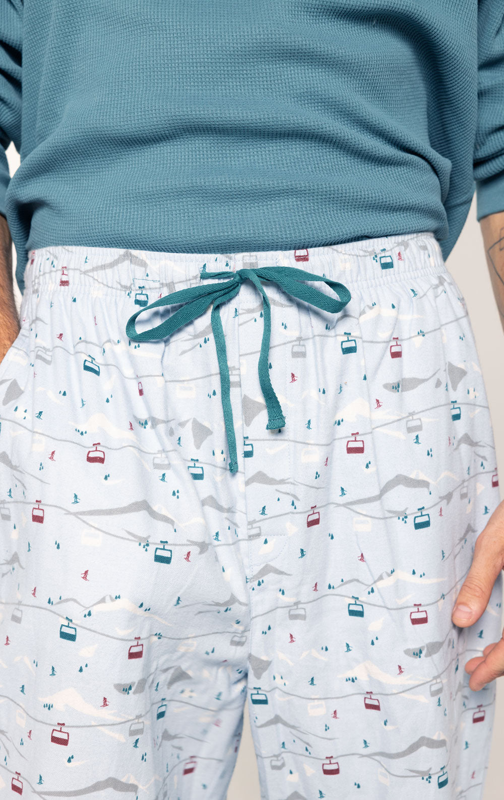Apres Ski Flannel Men's Pajamas  