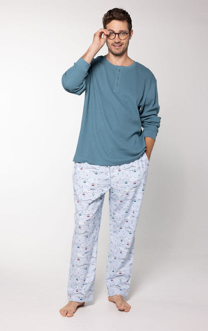 Apres Ski Flannel Men's Pajamas  