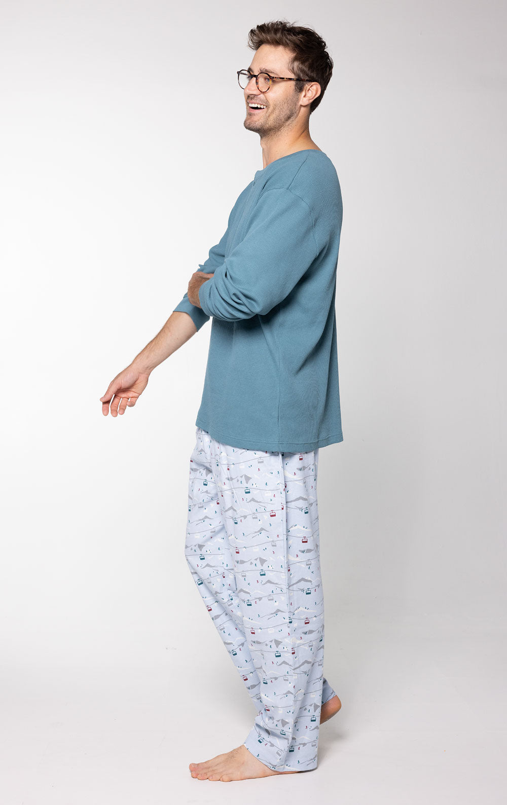 Apres Ski Flannel Men's Pajamas  