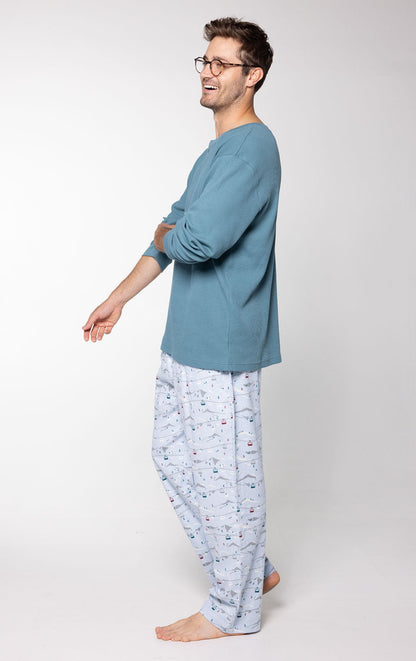 Apres Ski Flannel Men's Pajamas  