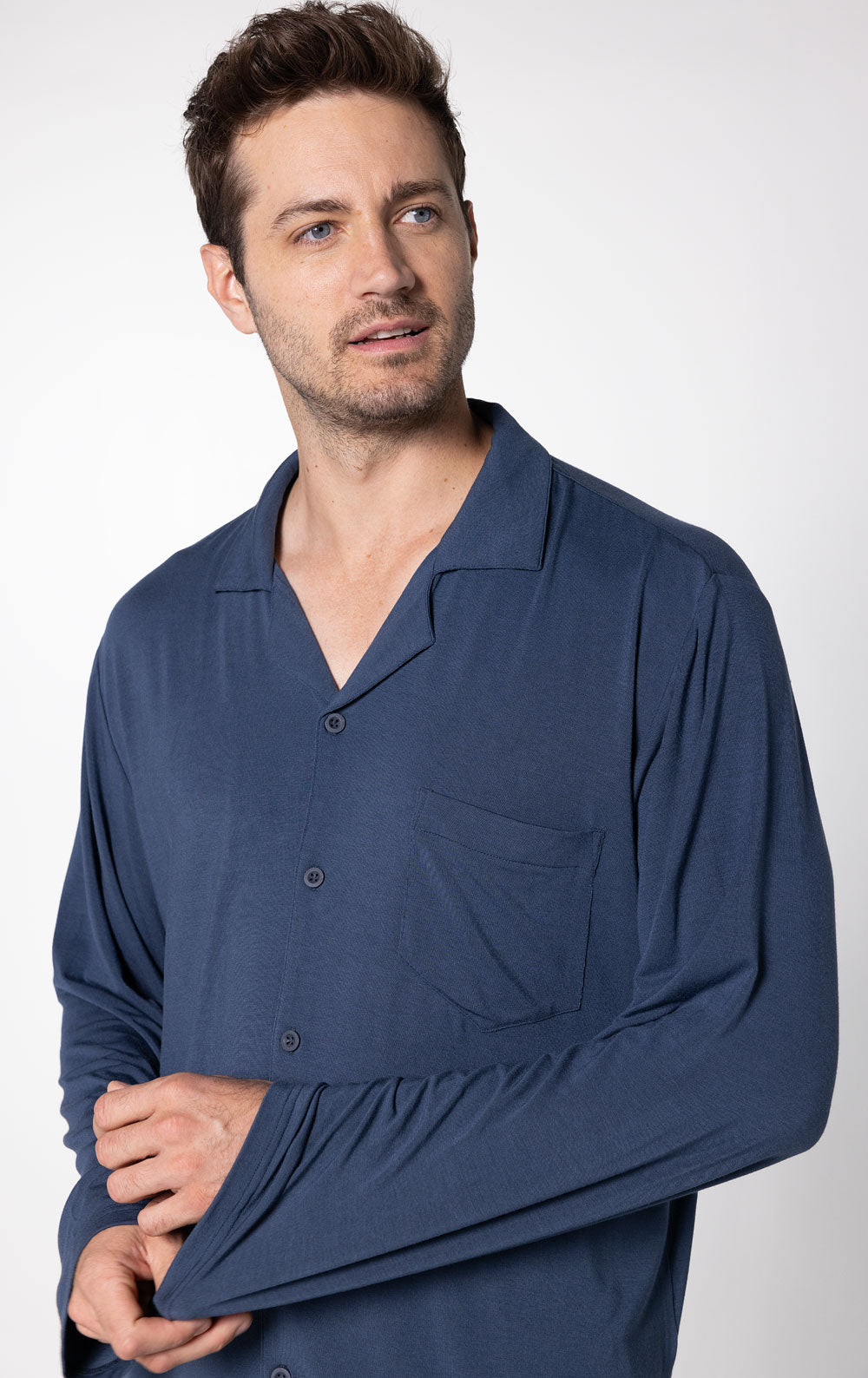 Men's Consciously Cozy Long Sleeve Button-Front