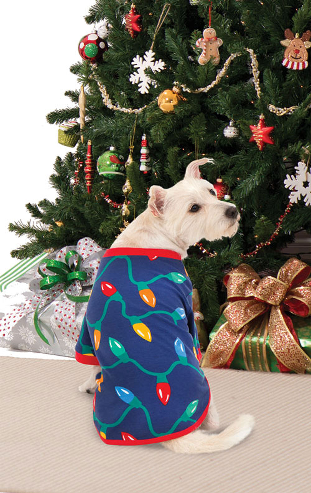 Christmas Lights Pet Pajamas