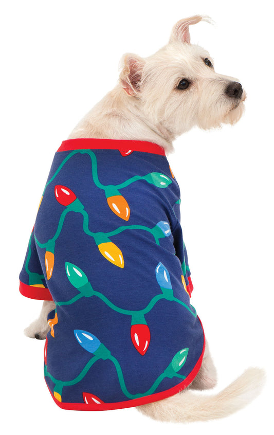 Christmas Lights Pet Pajamas - Pet & Owner