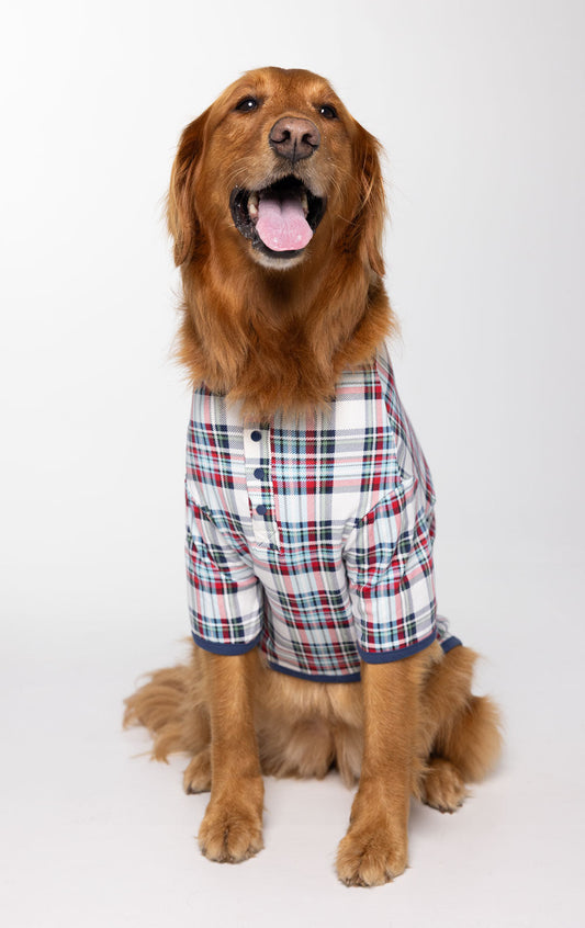 Hibernation Plaid Pet Pajamas