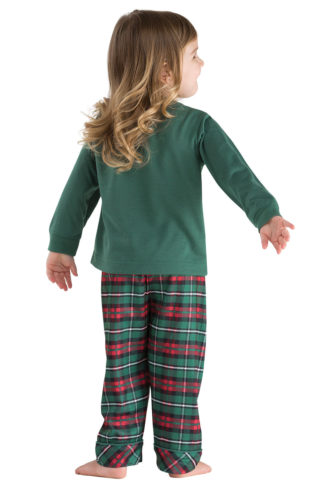 Christmas Plaid Toddler Pajamas