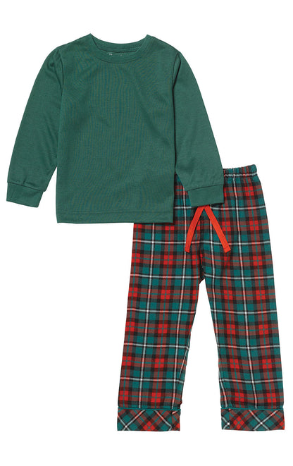Christmas Plaid Toddler Pajamas
