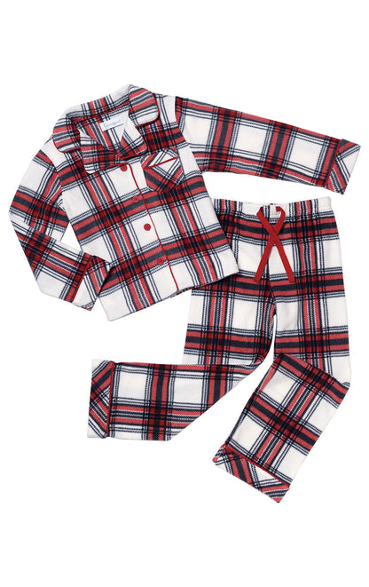 Fireside Fleece Button-Front Toddler Pajamas