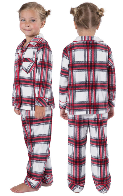 Fireside Fleece Button-Front Toddler Pajamas