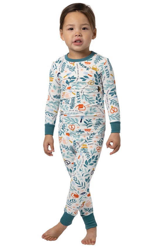 Garden Party Toddler Pajamas - Final Sale