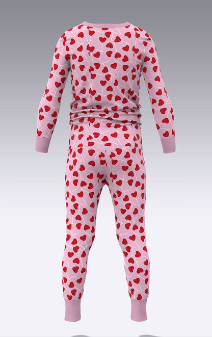 Lollipop Hearts Toddler Pajamas