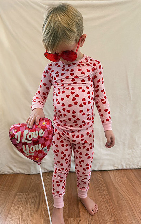 Lollipop Hearts Toddler Pajamas
