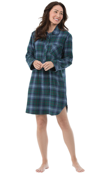 Plaid Flannel Sleepshirt