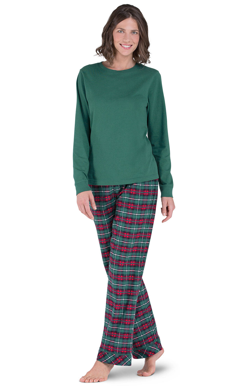 Christmas Plaid Matching Couples Pajamas