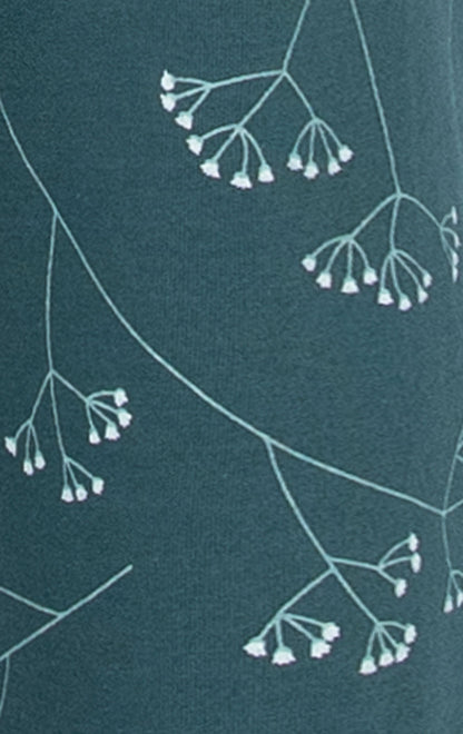 Short Sleeve V-Neck Pajamas - Baby's Breath