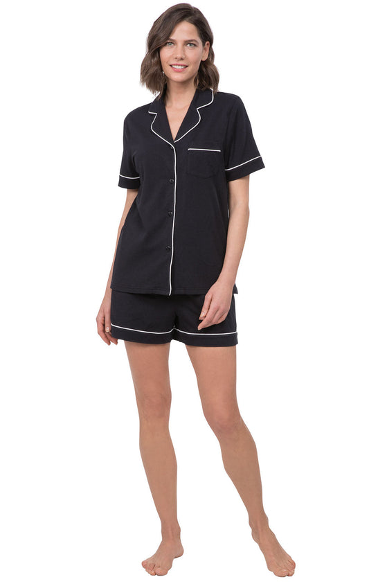 Solid Jersey Short Set